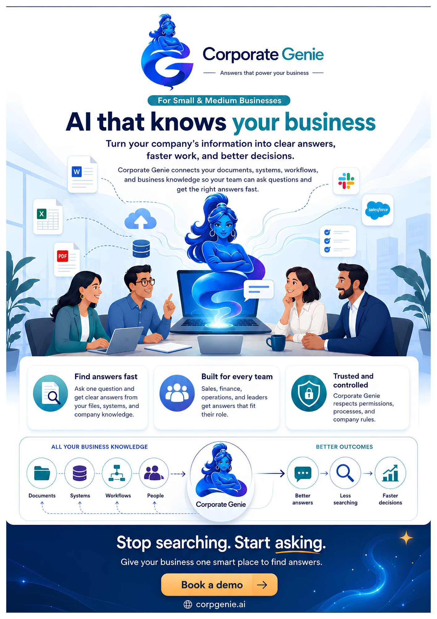 Corporate Genie: AI that knows your business